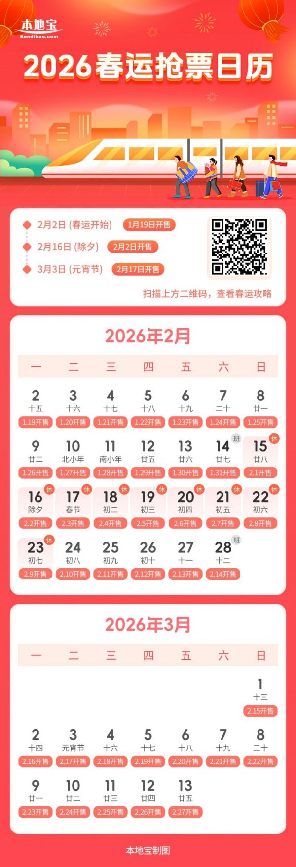 2026春节火车票_高铁票抢票时间表