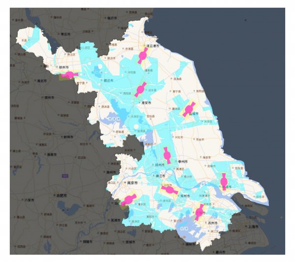 江苏省微型、轻型、小型无人驾驶航空器适飞空域范围